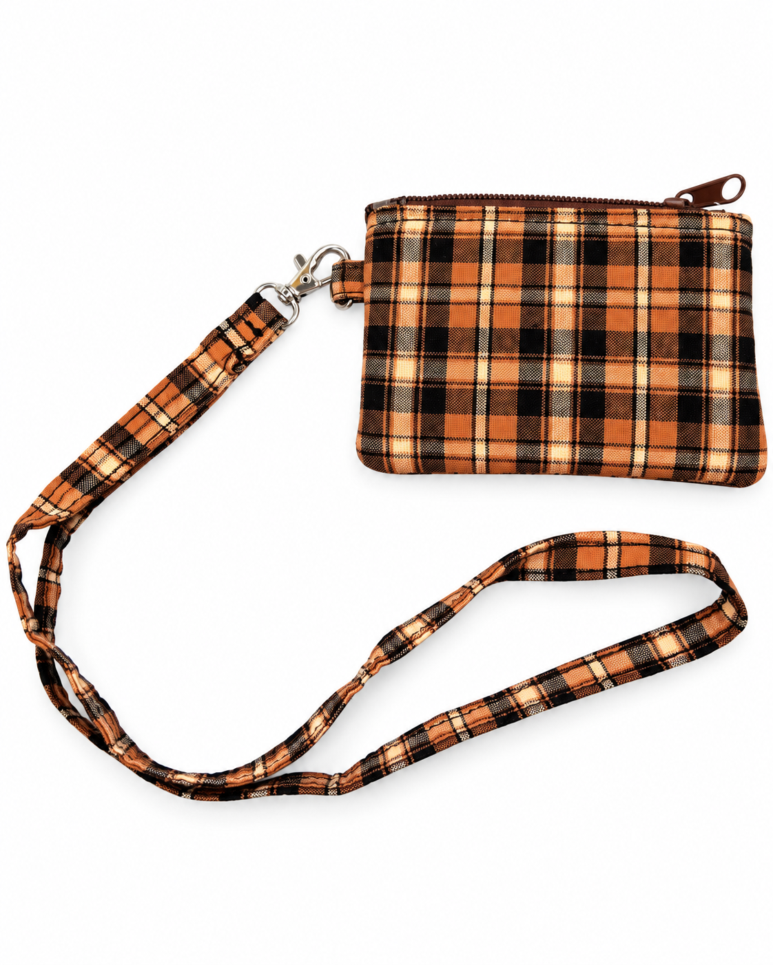 Curated Lana the Lanyard in Fall Plaid