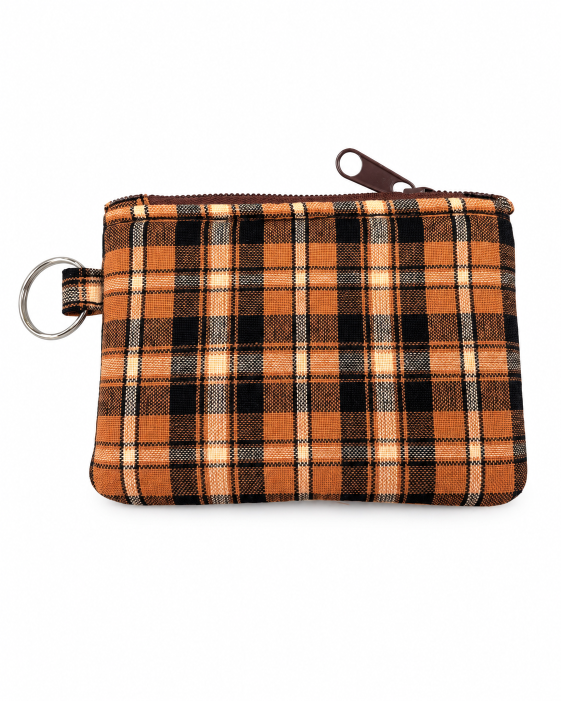 Curated Coin Purse Fall Plaid