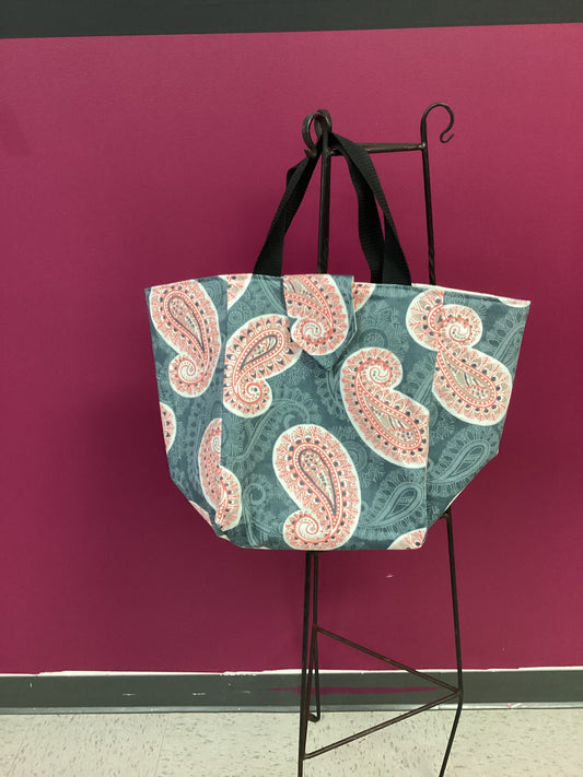 Deborah paisley gray peach