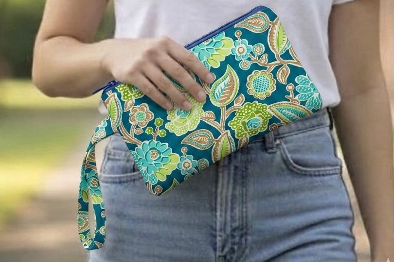 Midnight Meadows Delia Wristlet