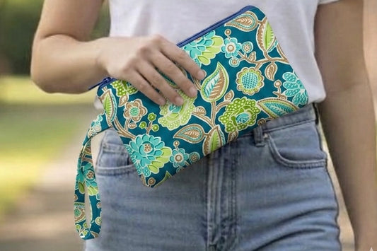 Midnight Meadows Delia Wristlet