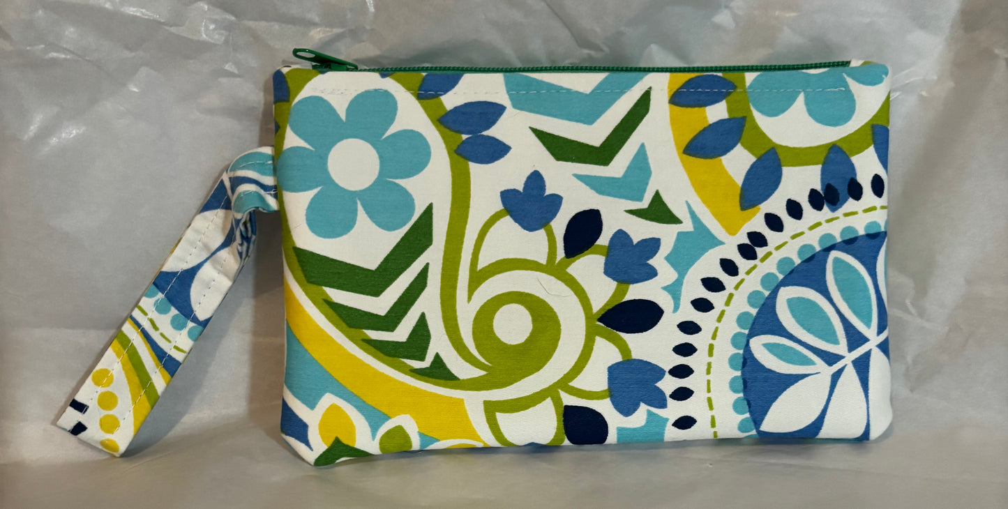 Delia Blue Yellow Paisley