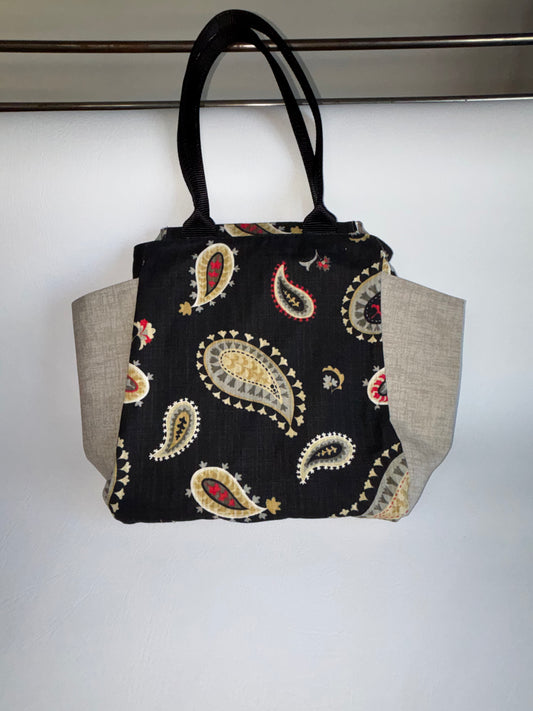 RTS Veronica Black Red Paisley