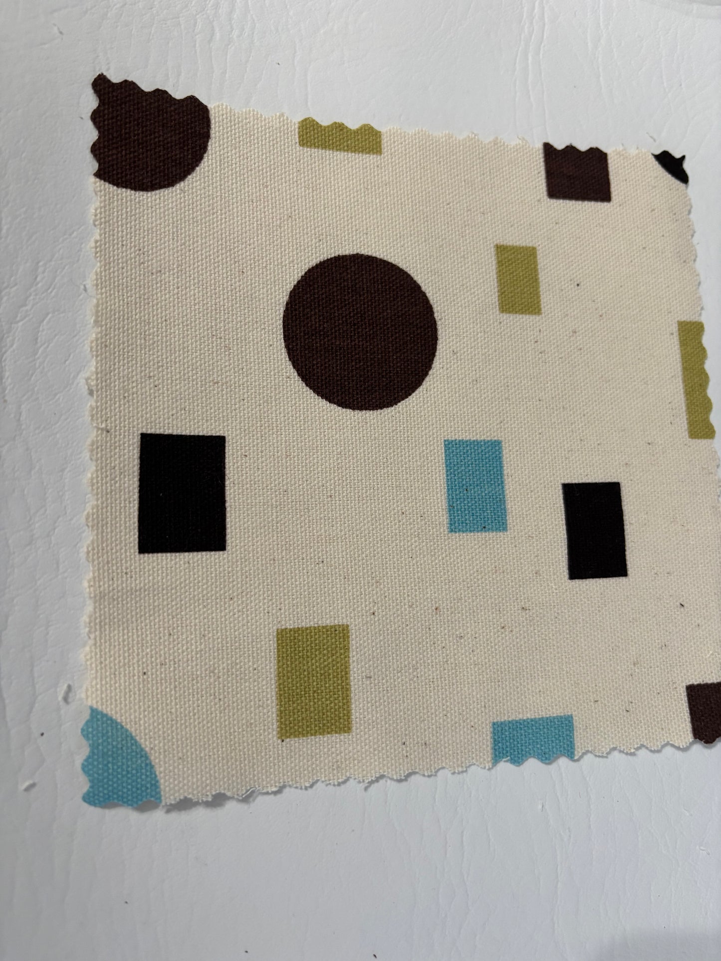 Coin Purse Geo Brown Turquoise