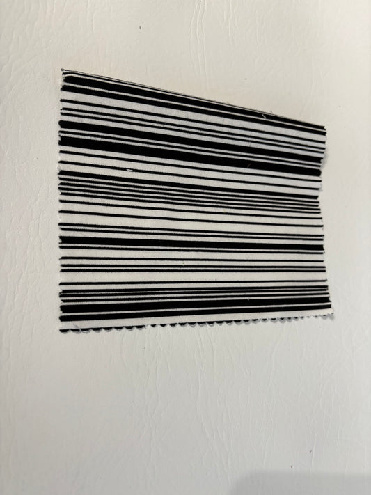 Coin Purse Black and White Barcode