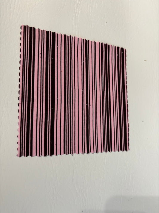 Coin Purse Pink Brown Barcode
