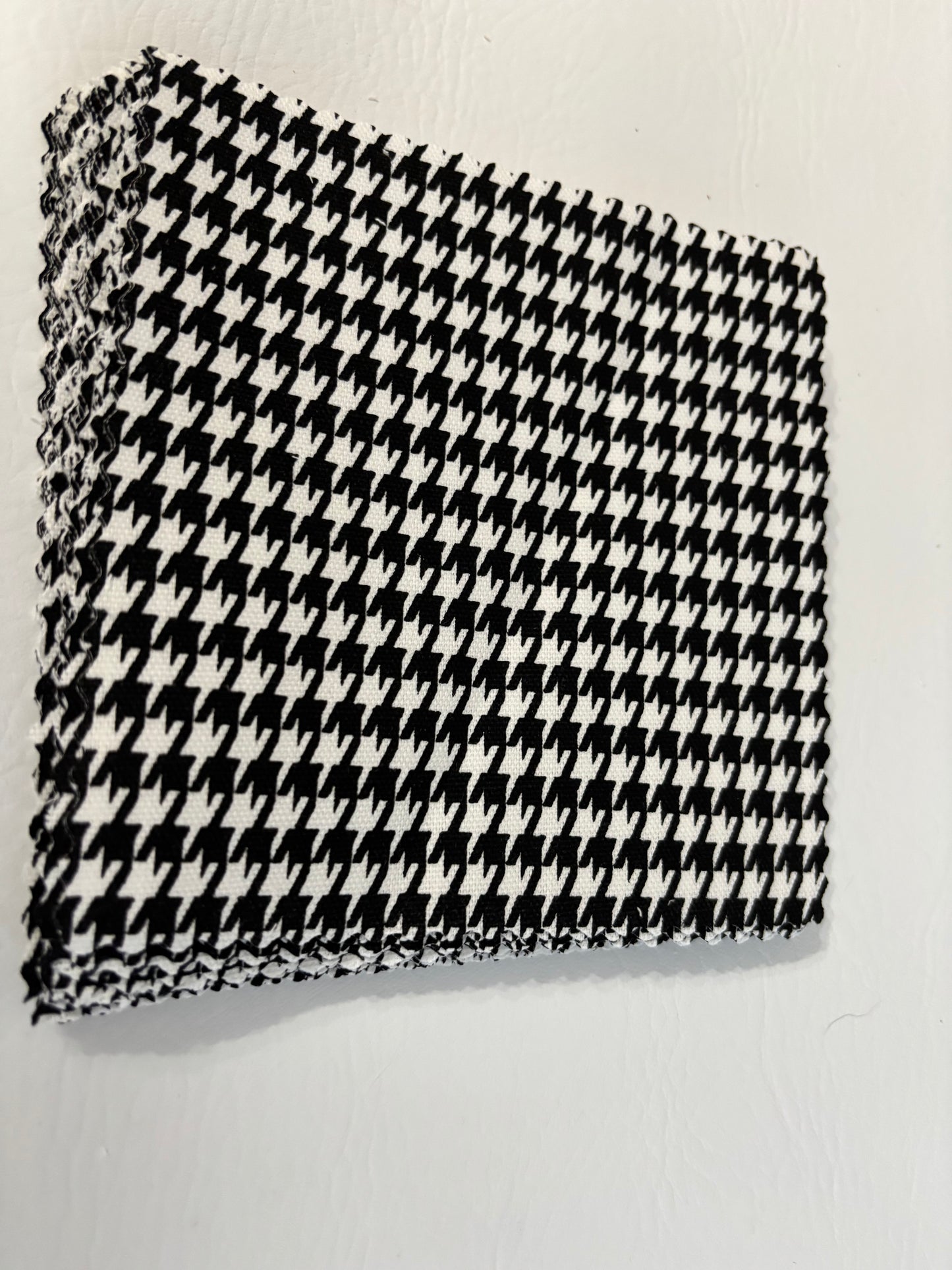 Coin Purse Black and White Tweed