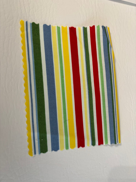 Coin Purse Red Yellow Stripe