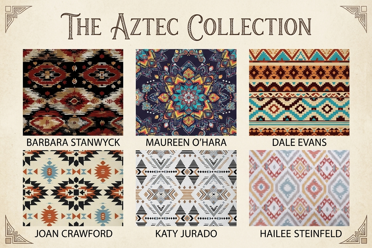 Patricia-Barbara Stanwyck Aztec Collection Bag