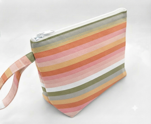 DOD Cosmetic Bag Earthy Stripes