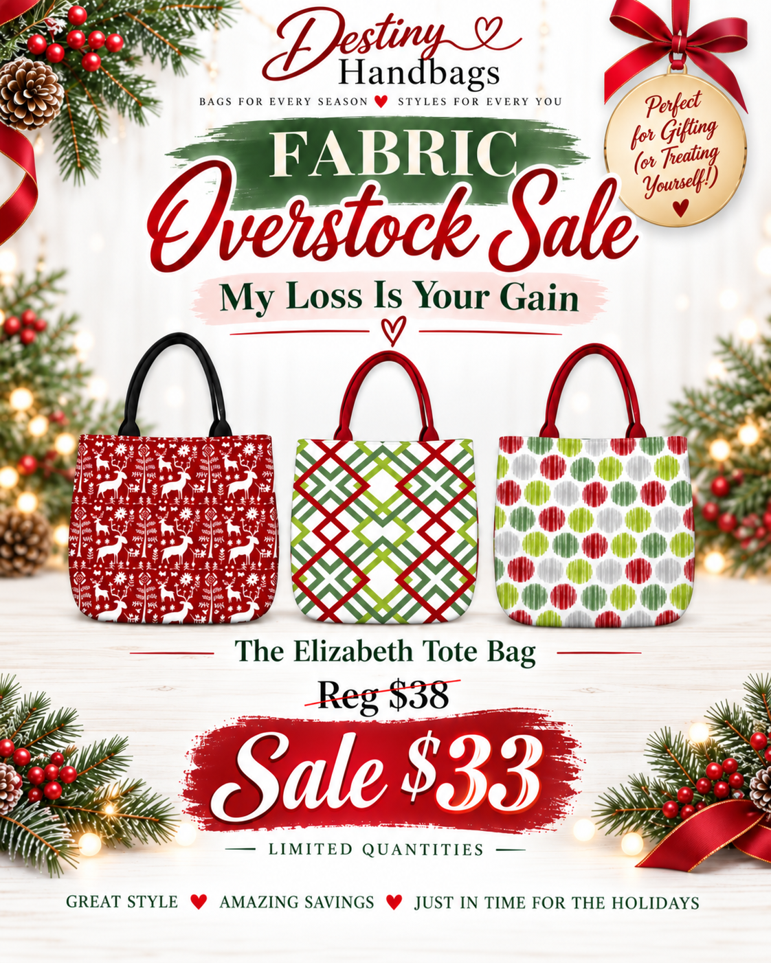 SALE Holiday Elizabeth
