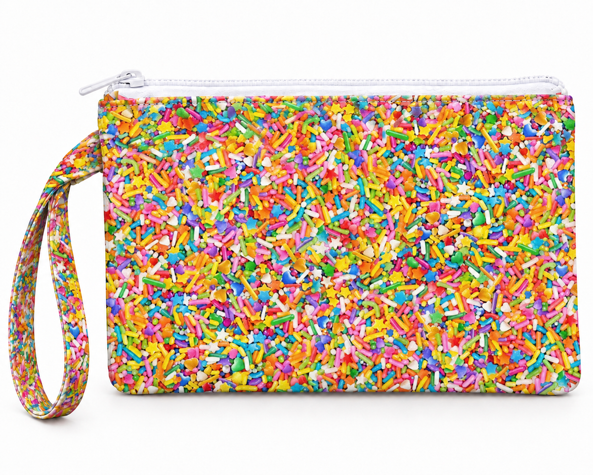 Delia Rainbow Sprinkles Sweet Life Wristlet