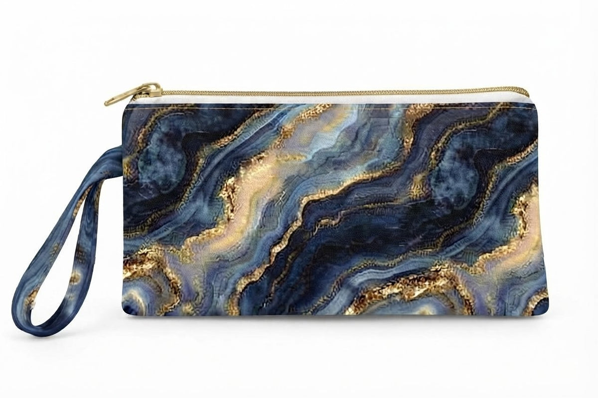 NYE Delia Blue and Gold Luxe